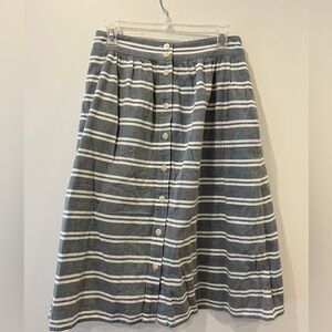 Madewell midi skirt